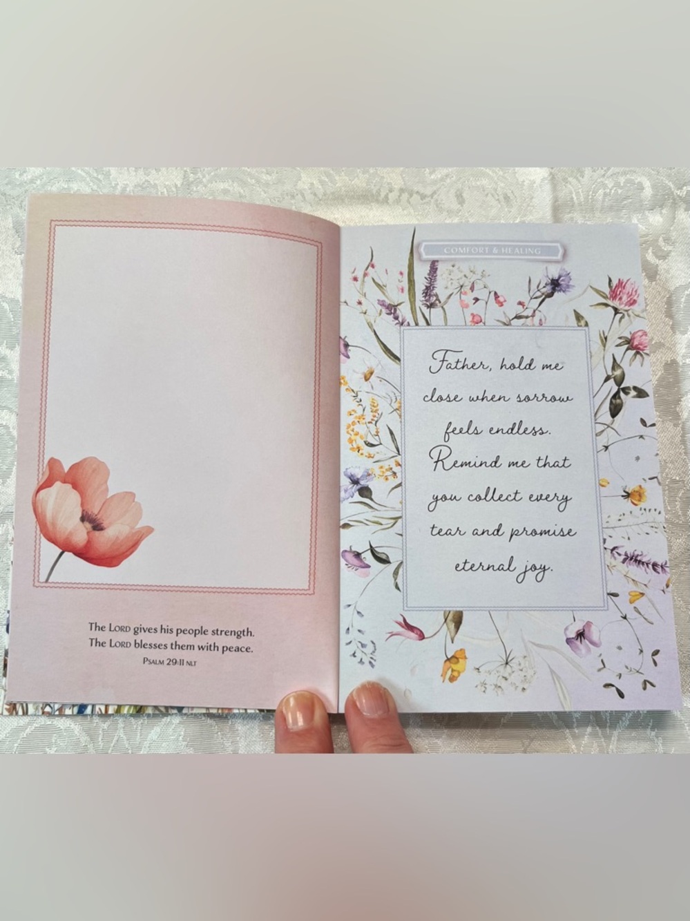 Pocket Prayers for Women - Floral Card Set of 100 Prayer Cards NWT - Picture 4 of 10
